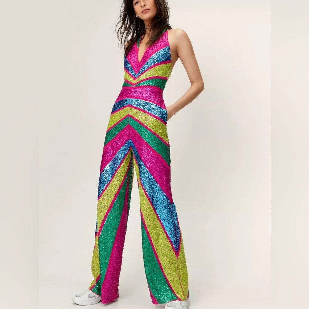 PRIDE 🏳️‍🌈 Limited Edition SOLD OUT Rainbow Sequince Jumpsuit